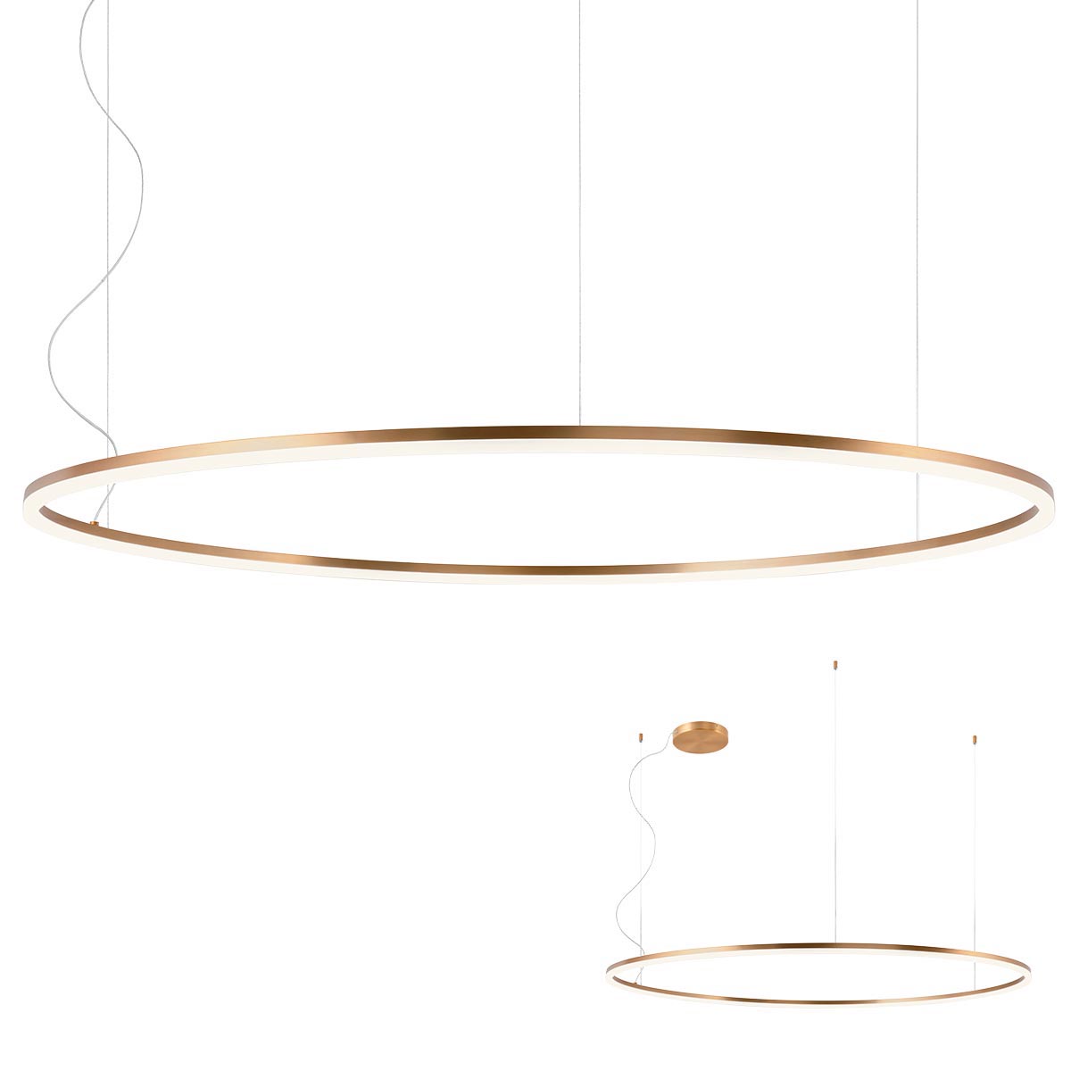 Lustra ORBIT LED 110W BRONZE