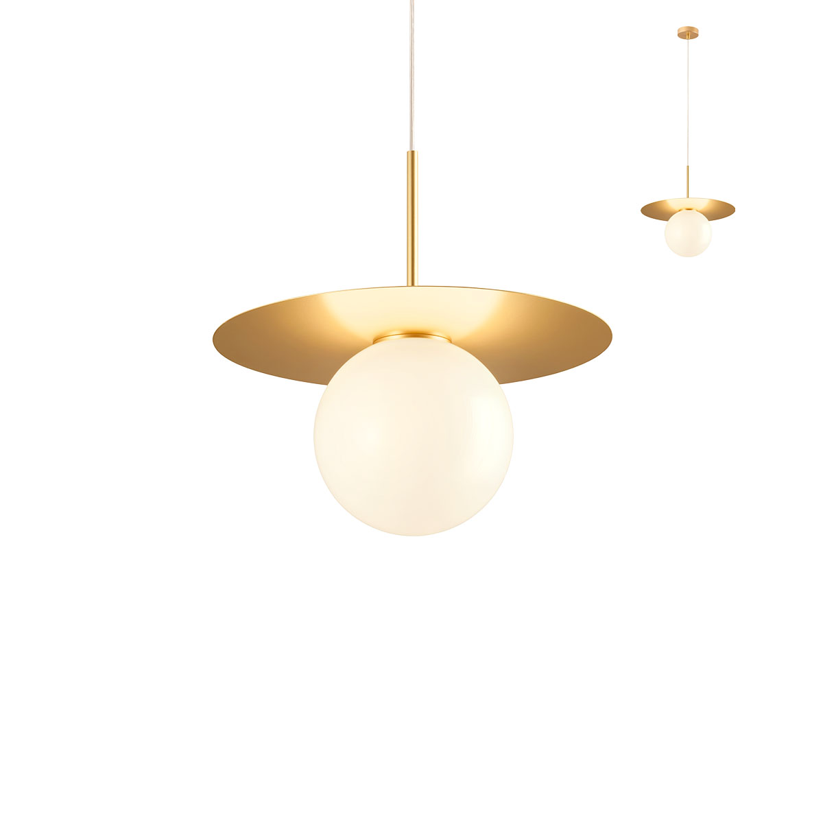 Lustra PLATO E27 1 x max. 42W GOLD