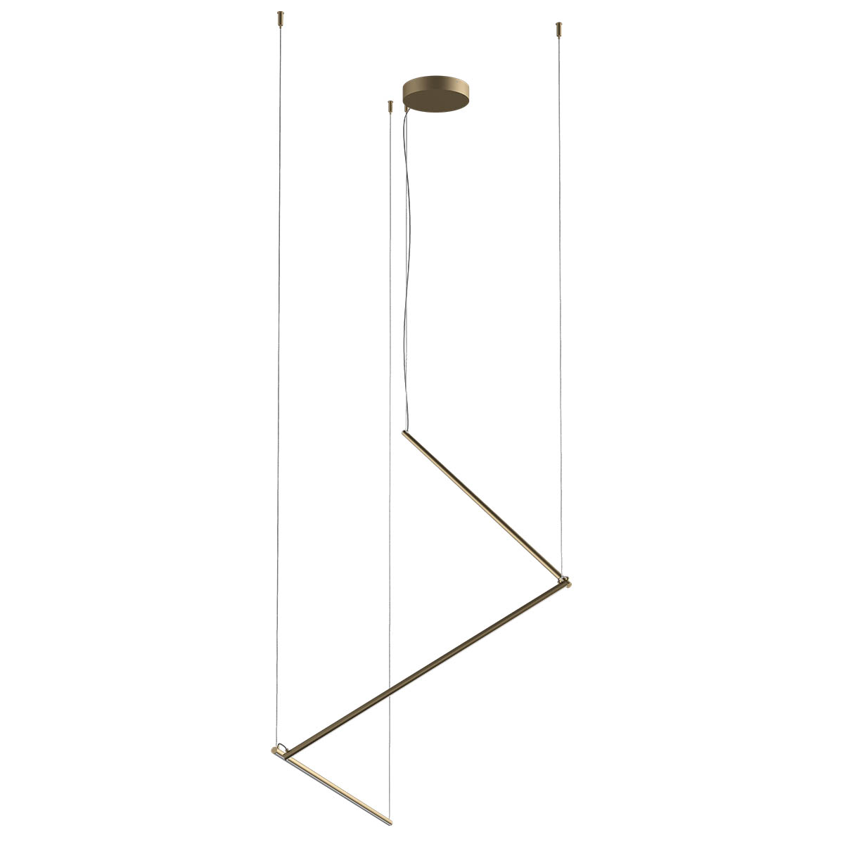 Lustra STICK LED 36W MATT BRASS