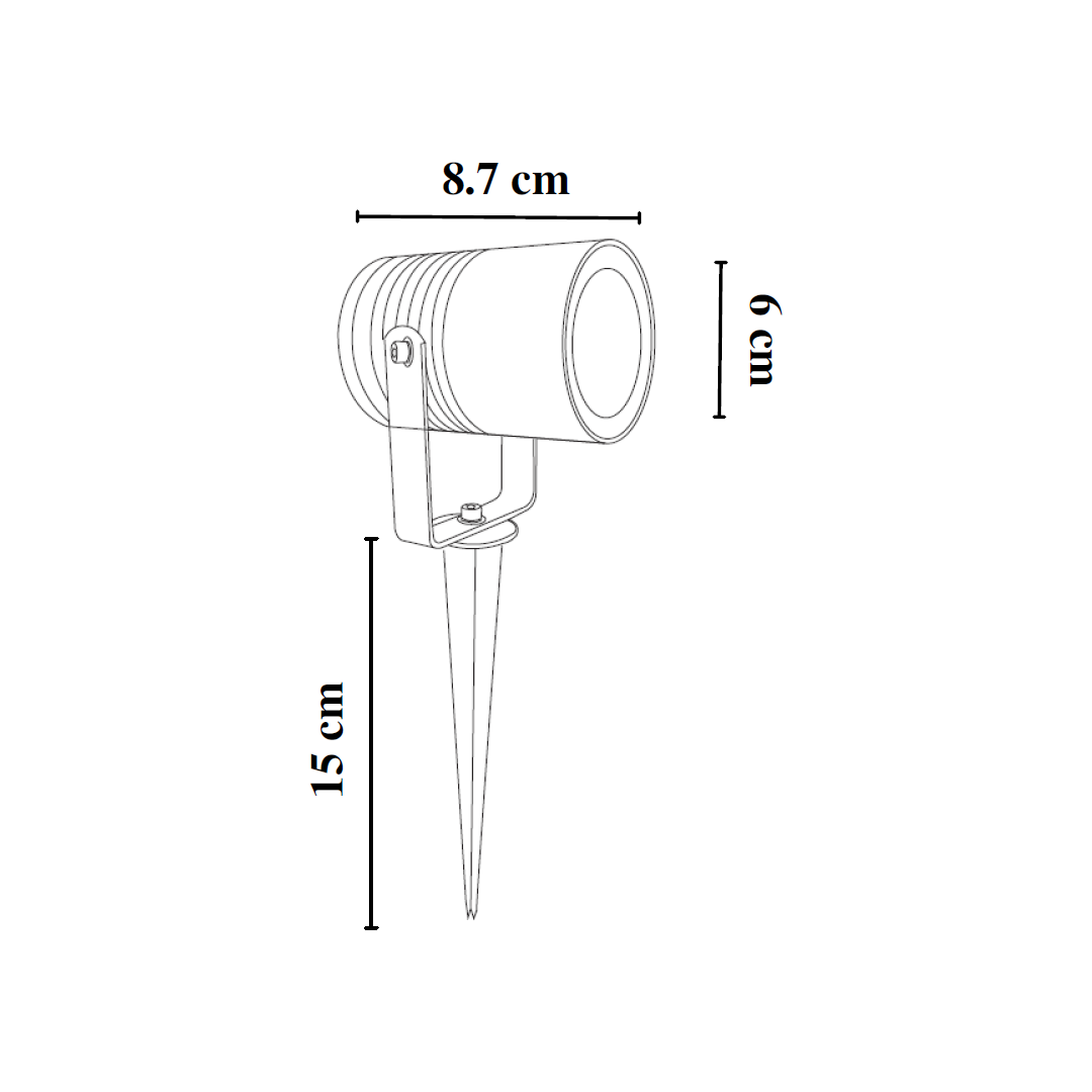 Miniproiector orientabil SPIKE NEGRU - imagine 4