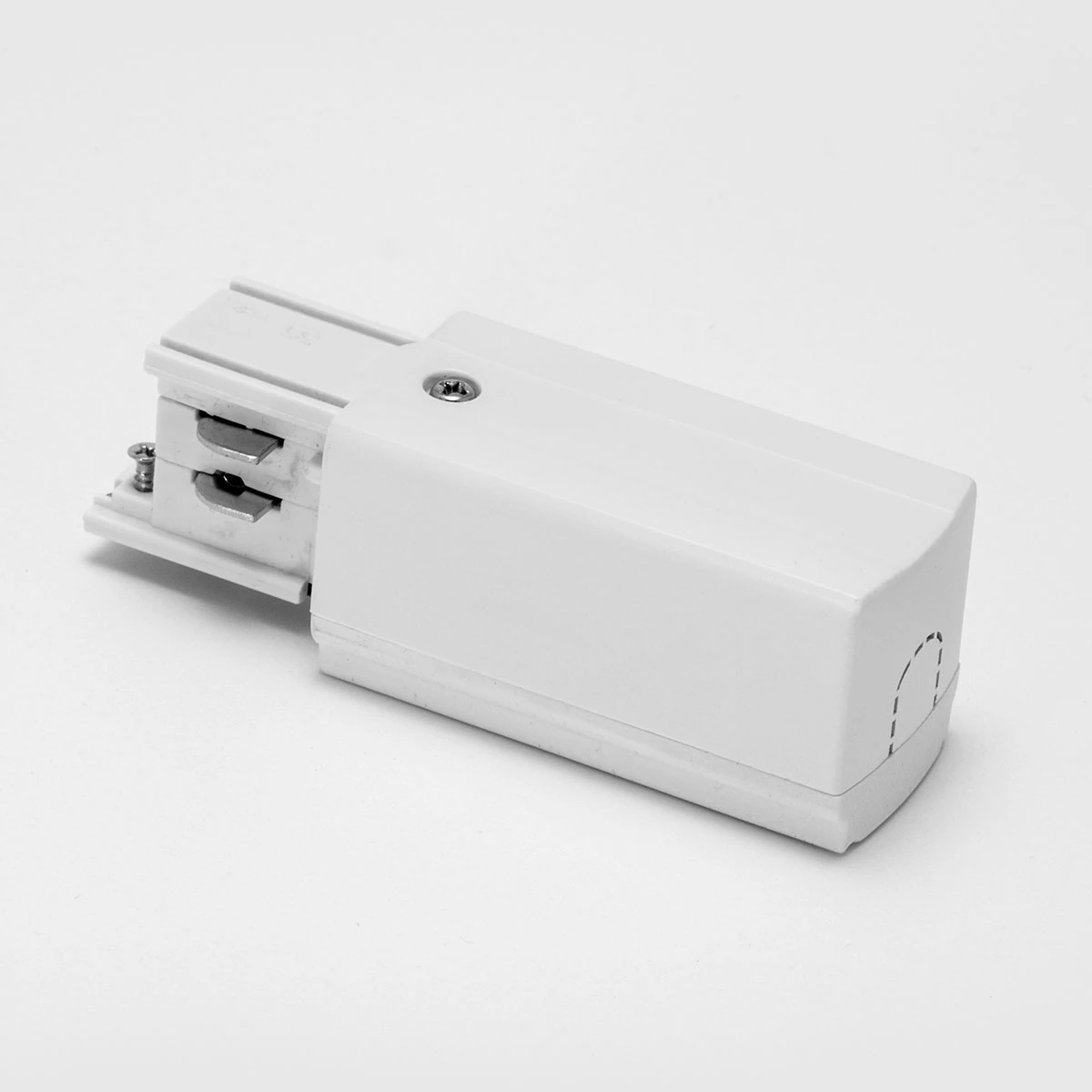 Conector alimentare pentru sina cu trei circuite 250V